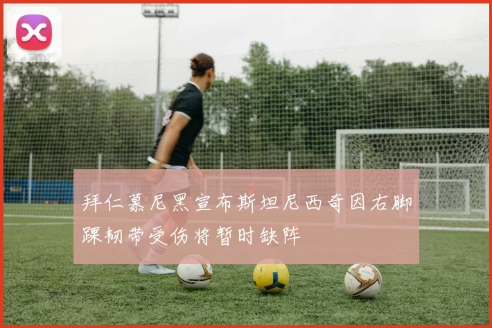 拜仁慕尼黑宣布斯坦尼西奇因右脚踝韧带受伤将暂时缺阵